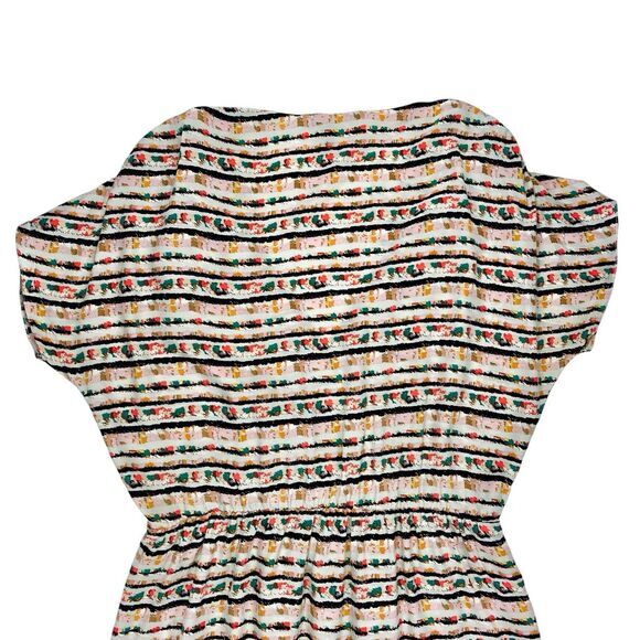 BCBGMaxazria Dress Womens L Multicolor Beachy Summer Lightweight Vacation-Ready - Picture 5 of 15